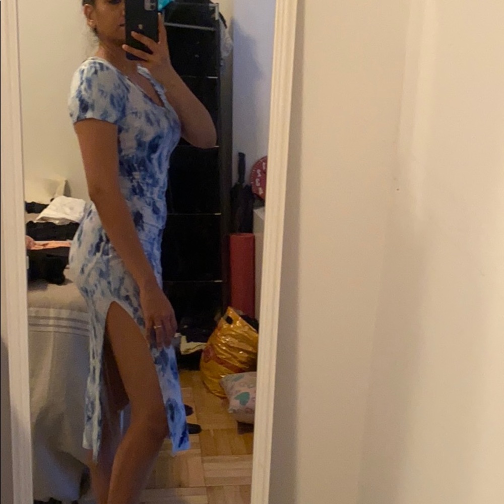 Dress with slit from lulus